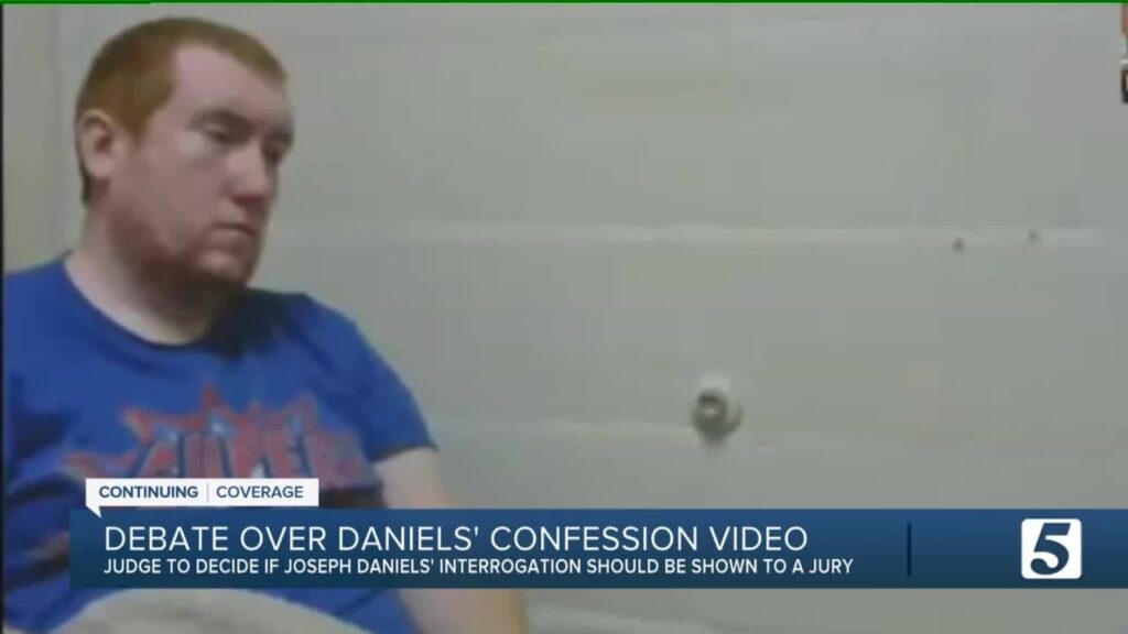 Attorneys use taped interrogation in hearing to argue Joseph Daniels' confession was coerced