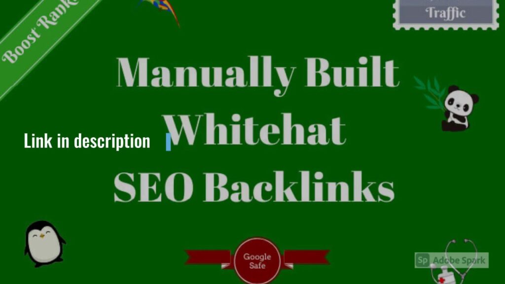 Build high quality dofollow SEO backlinks link building google top ranking