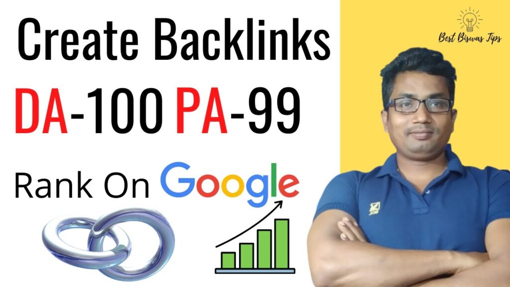 Create Backlinks : Get backlinks from the High Authority website, whose DA 100,PA 99