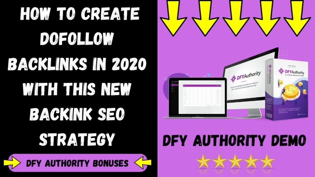 DFY Authority Demo - How To Create Dofollow Backlinks in 2020 - New Backink SEO Strategy
