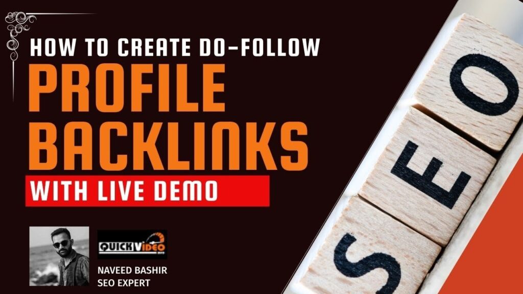 HOW TO CREATE DO Follow PROFILE BACKLINKS