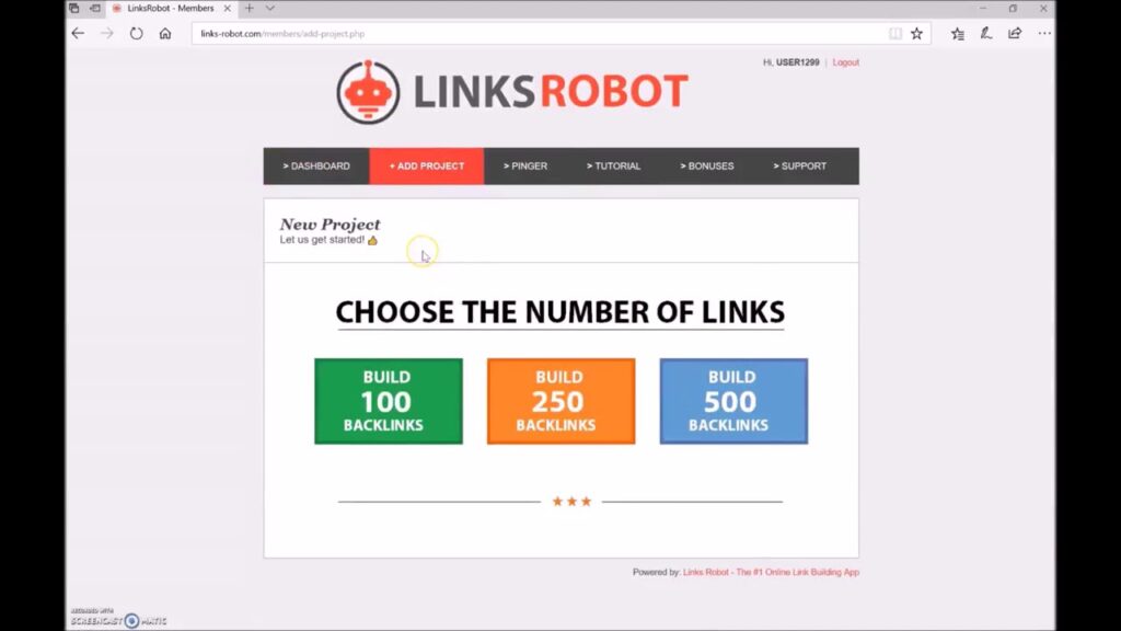 High quality Backlinks builder software - Links Robot