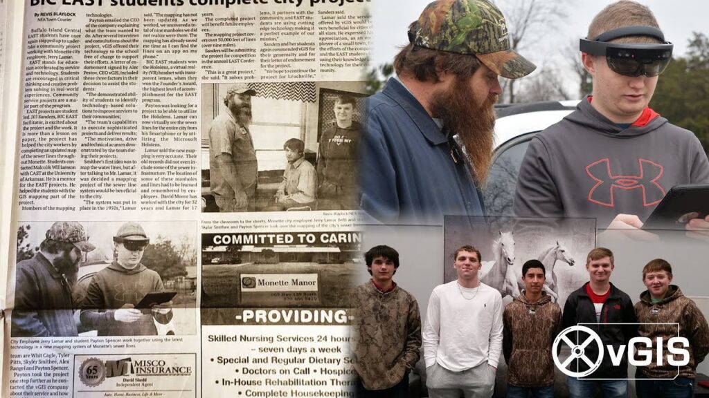 High school team improves community services with Esri GIS and Augmented Reality