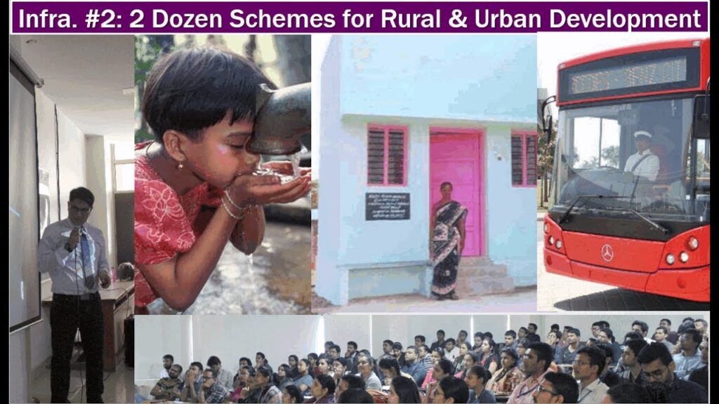 Infra#2: Two Dozen Schemes for Rural & Urban Development in India