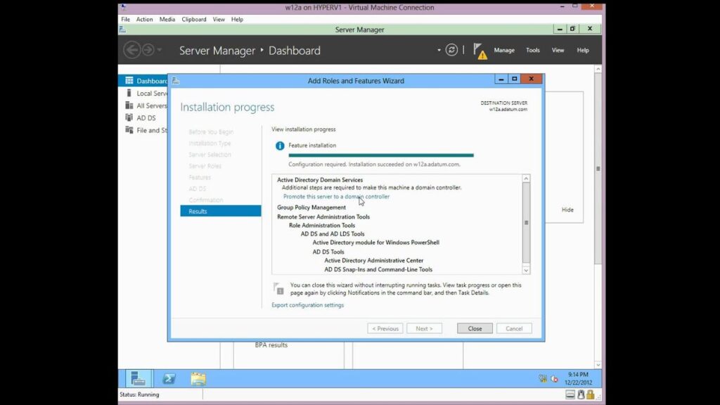Upgrading to Windows 2012 Active Directory Domain Services (1/3)