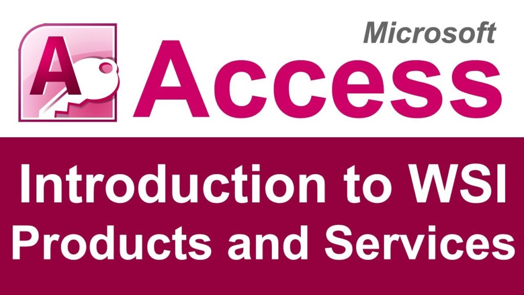 An Introduction to WSI Access Products and Services