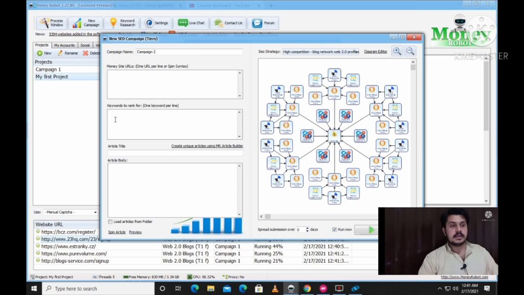 FREE Keyword Research for SEO and create backlinks | Help Of MONEY ROBOT SOFTWARE IN 2021