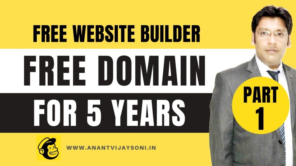 Get FREE DOMAIN for 5 YEARS with FREE WEBSITE BUILDER (No Credit Card Needed) - Hindi