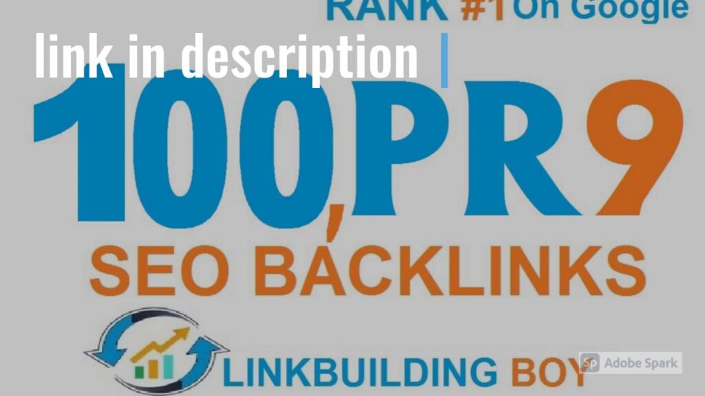 High pr SEO backlinks for rank 1 on google