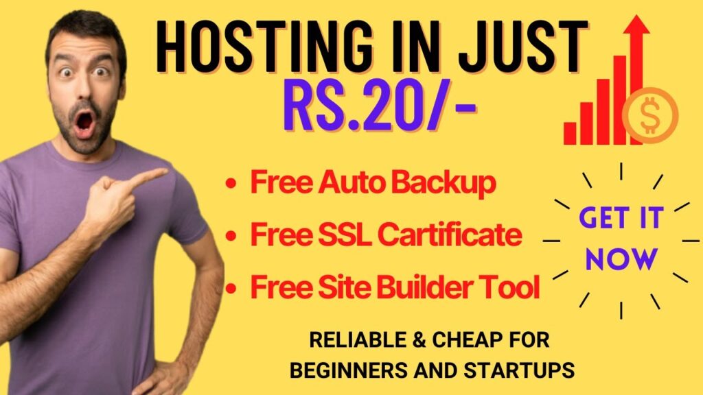 Hosting in 20 Rs | Cheapest Web Hosting Ever | Best WordPress Hosting in Cheap Price | Shubham Ghasi