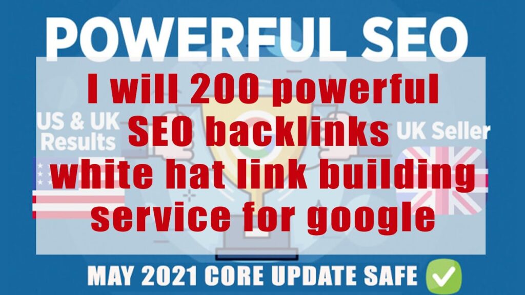 I will 200 powerful SEO backlinks white hat link building service for google