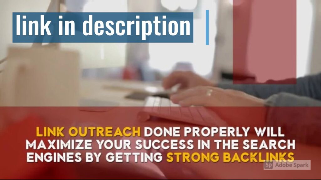 I will do link outreach and get backlinks