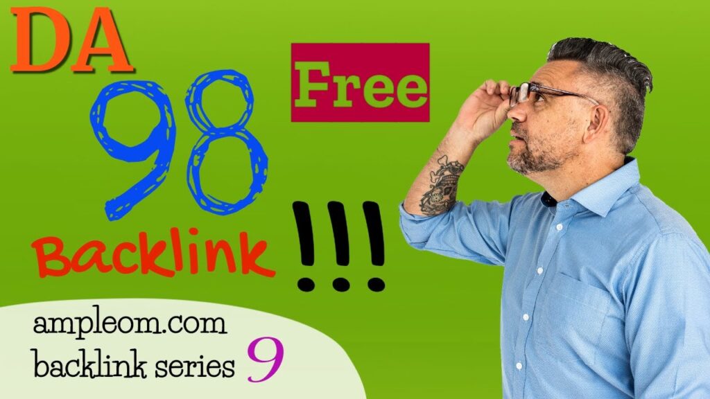 Instant DA 98 Backlink within 5 minutes