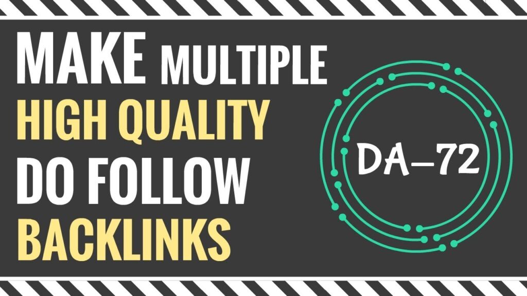 Make Multiple High Quality Do Follow Backlinks With Instant Approval