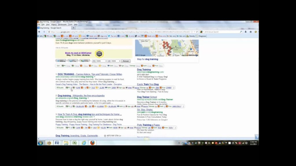 Ocala Florida SEO Tutorial--How To Find High PR Backlinks Using SEO Quake
