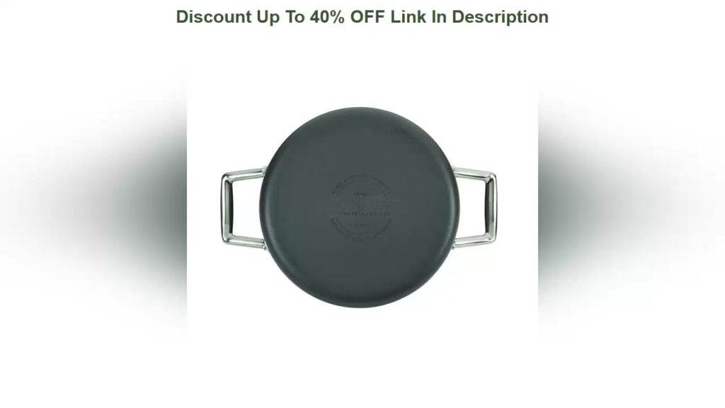 Top Rated Anolon Authority Hard Anodized Nonstick Sauce Pan/Saucepan with Lid, 4 Quart, Gray