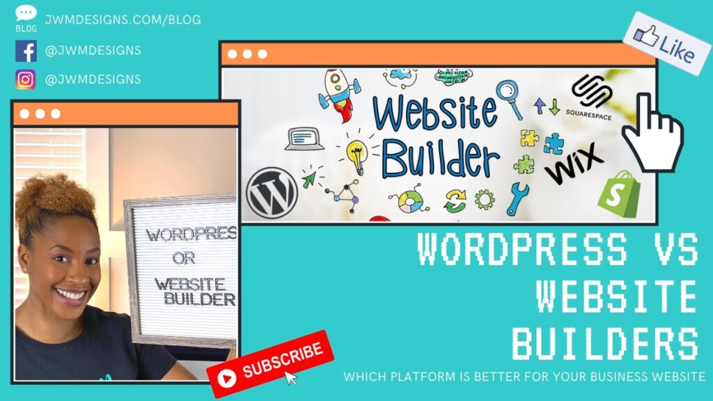 WordPress or Website Builders:  Which Platform Is Better For Business Websites