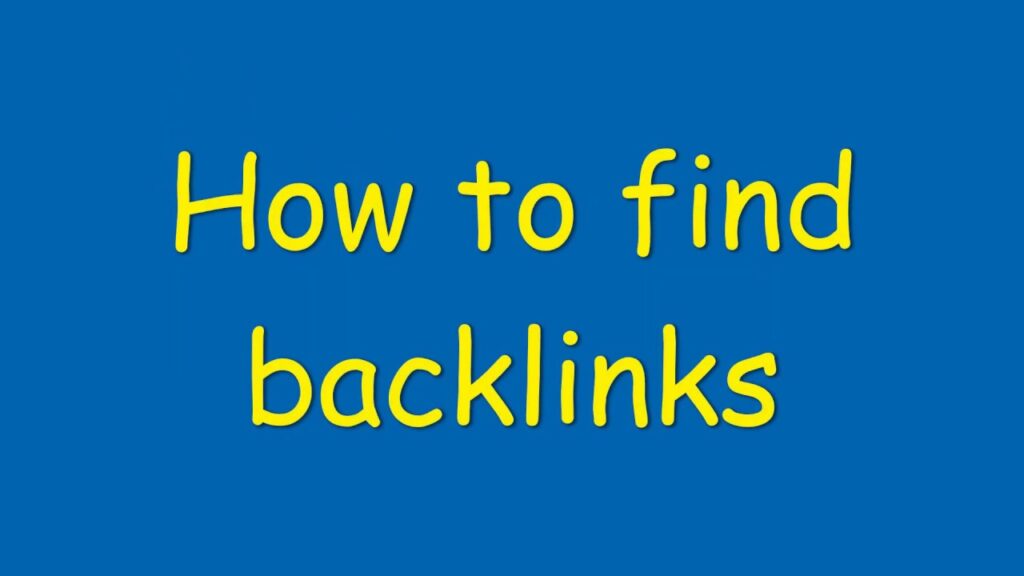 how find backlinks for free | app.dmchallenger.com