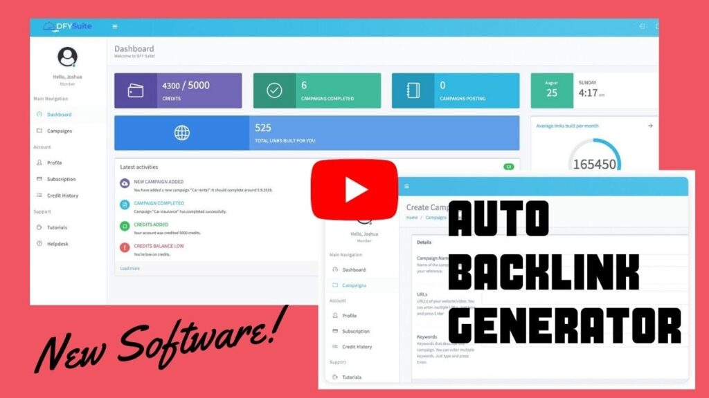 Auto Backlink Generator - Best Backlink Building Software, Instantly Build Backlinks In Minutes