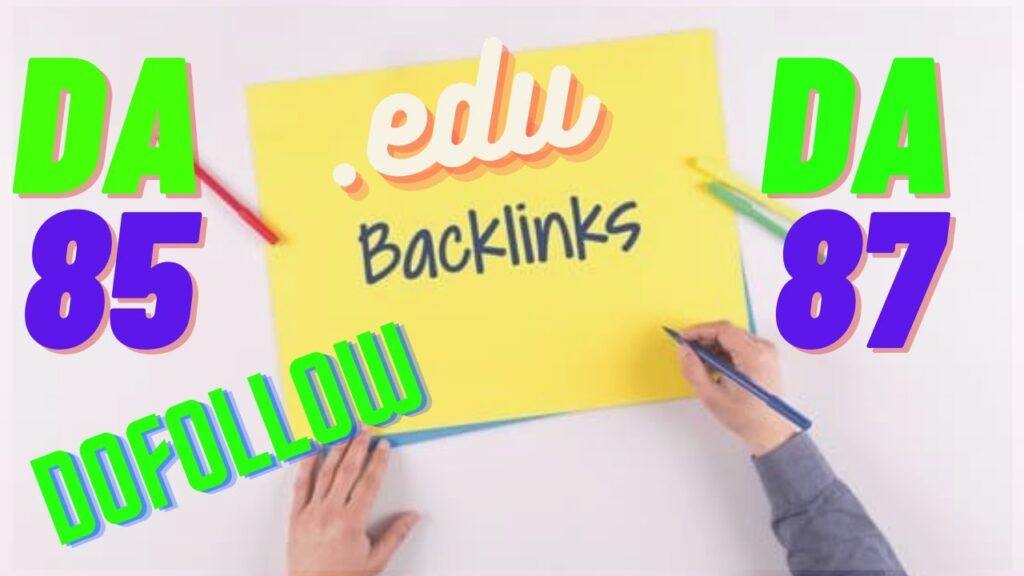 .EDU dofollow backlinks | Instant Approval | 100% Rank higher on google
