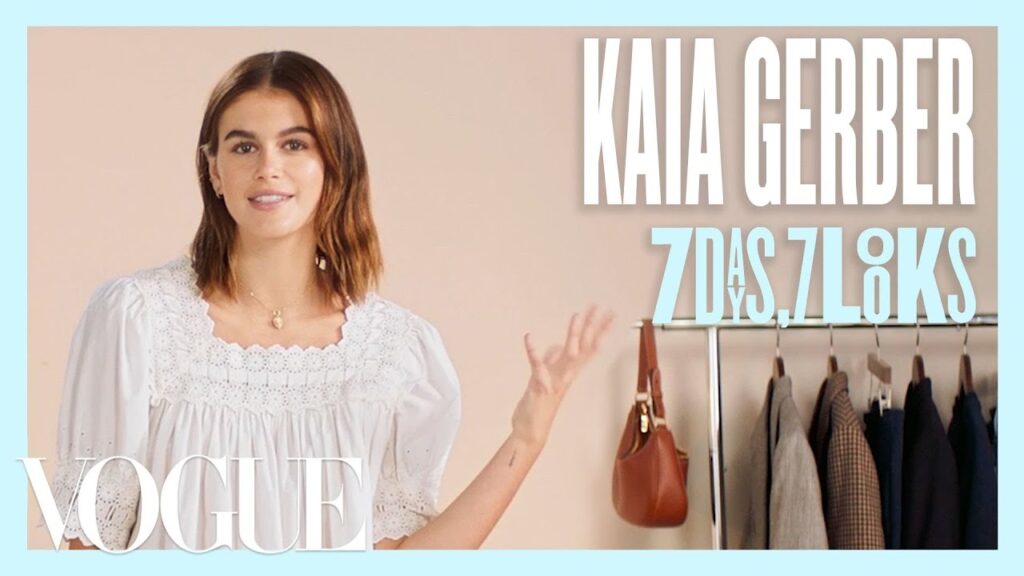 Every Outfit Kaia Gerber Wears in a Week | 7 Days, 7 Looks | Vogue