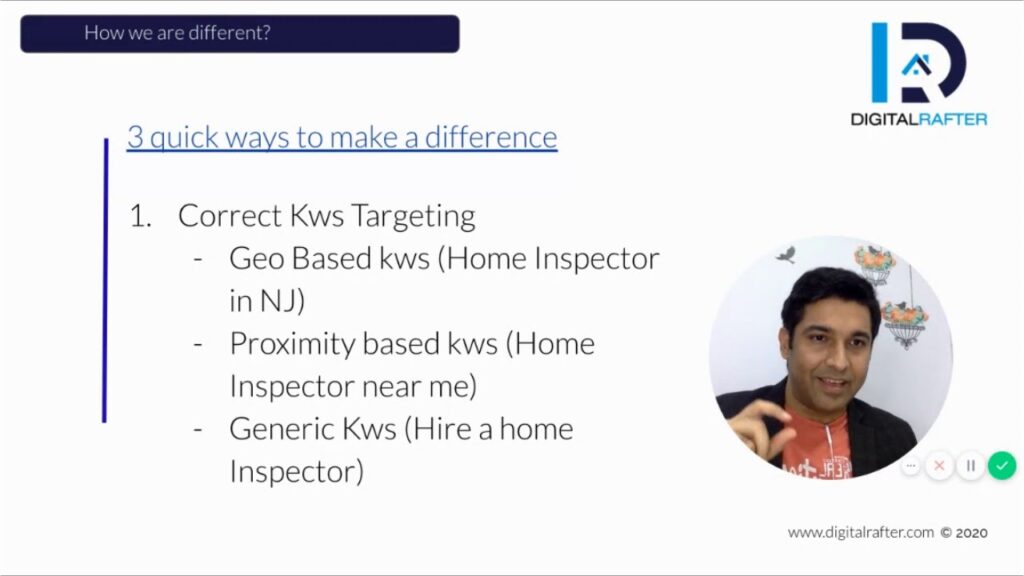 Google PPC Ads For Home Inspectors // Digital Rafter