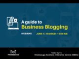 Guide to Business Blogging - Webinar