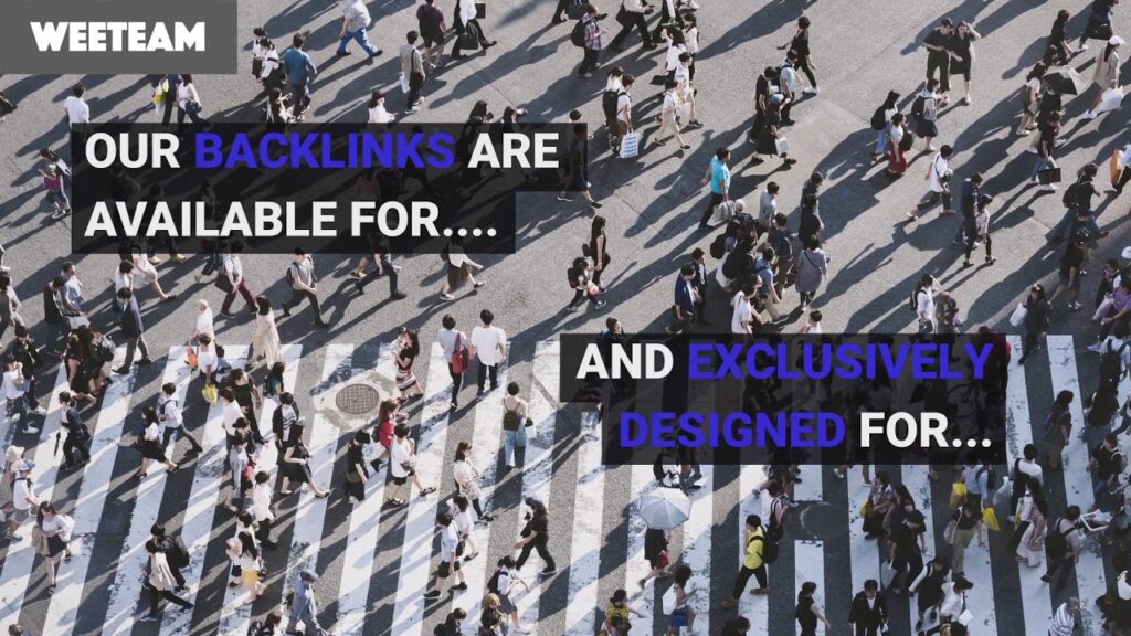 High Quality Backlinks