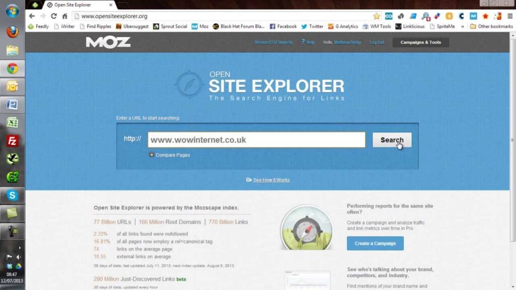 How to Download All of Your Domain's Backlinks With Open Site Explorer