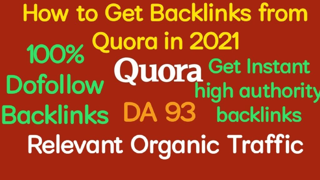 How to create Backlinks in Quora | 2021 New Strategy of Backlinks, How to Write Answers Quora #quora