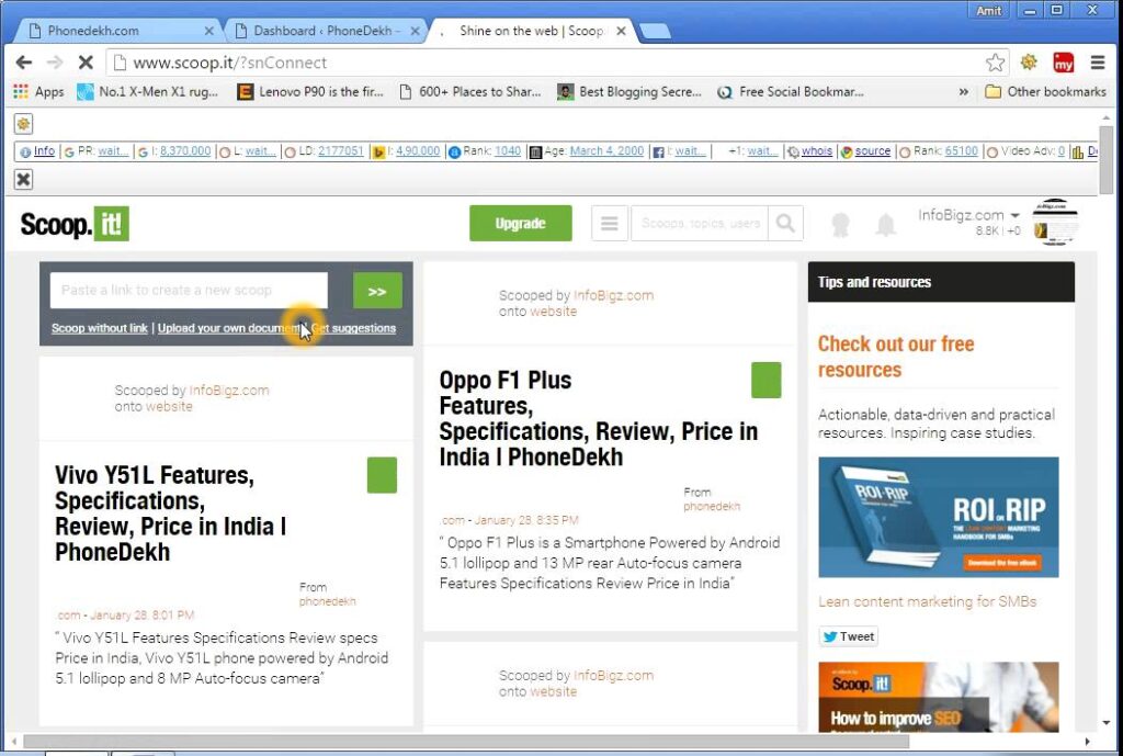 How to get backlink from scoop.it Website. Tips to Get High pr backlinks.