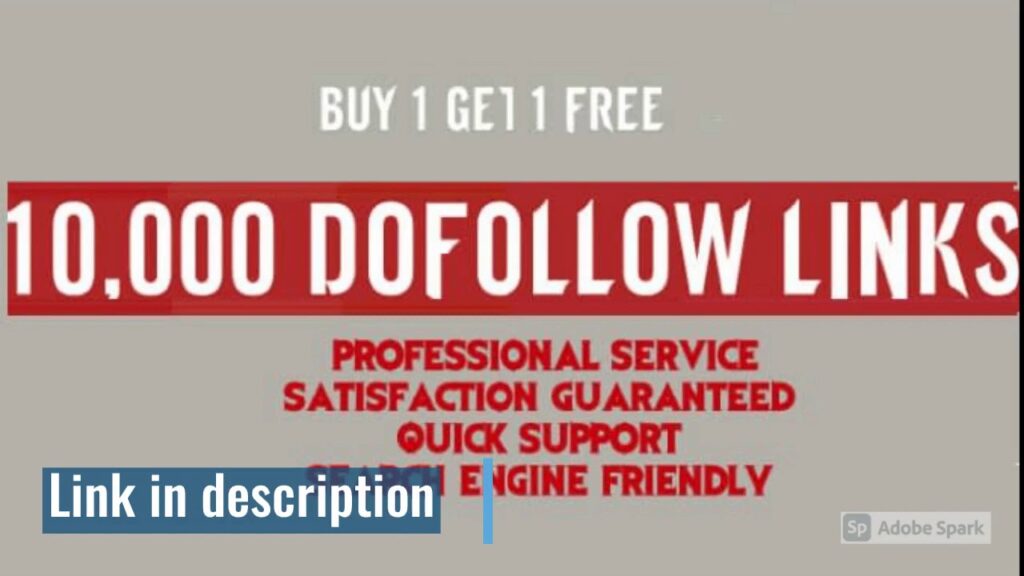 I will create 10,000 dofollow seo backlinks