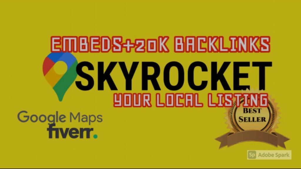 I will embed and 20,000 backlinks, skyrocket gmb in google rankings