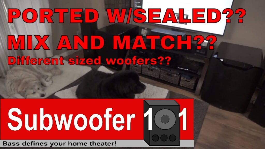 Mixing Subwoofers? Sealed w/Ported? Different Driver Size? Wattage, EQ curves?