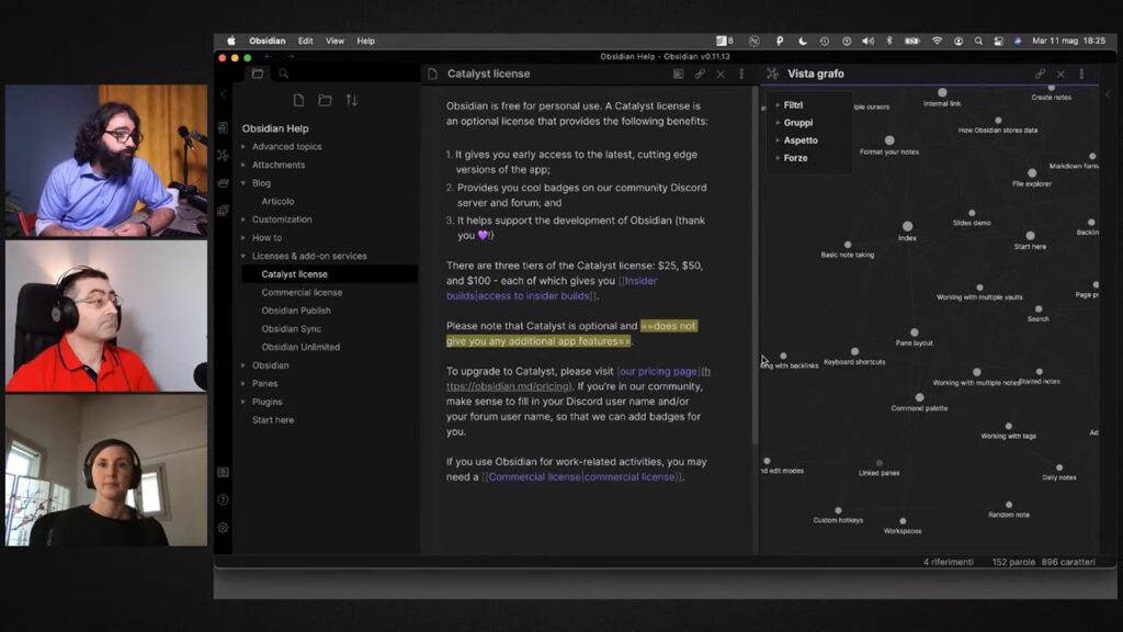 OBSIDIAN: un programma pazzesco per prendere le note