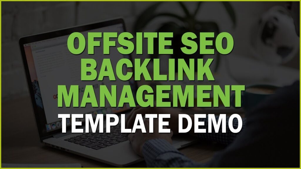 Offsite SEO Backlink Management Template Demo - Diggity Marketing