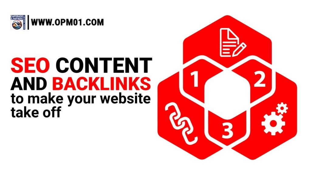 SEO Content and backlinks to make your website take off