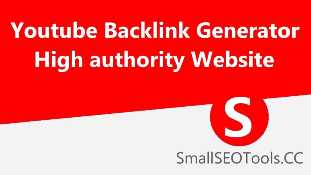 YouTube Video Backlink generator unlimited backlinks #Backlink