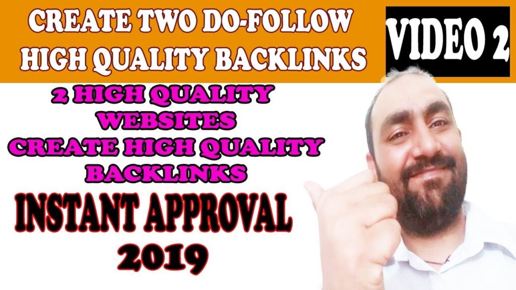 Create High Quality Dofollow BackLinks - create 2 high quality dofollow backlinks instant approval