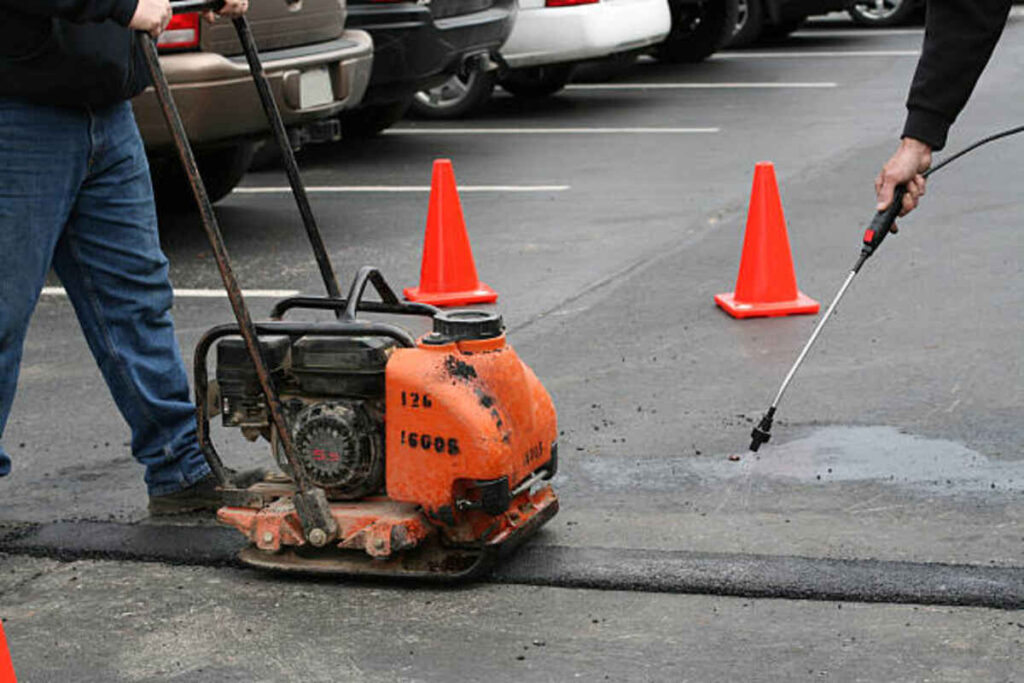 DO-IT-YOURSELF Asphalt Repair A Stage-by-stage Guide